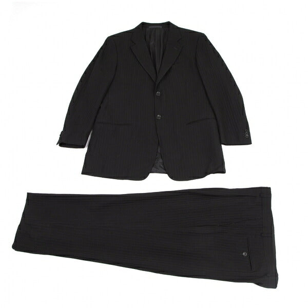 ARMANI COLLEZIONI Shadow Stripe Jacket Black Size 52R