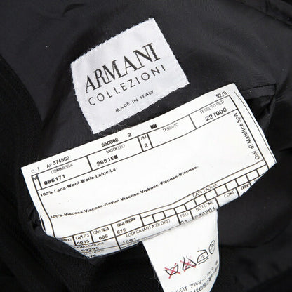 ARMANI COLLEZIONI Shadow Stripe Jacket Black Size 52R