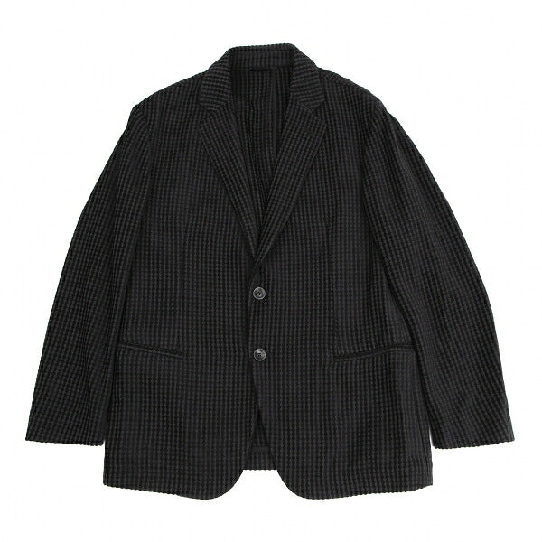 GIORGIO ARMANI Velour Stripe Jacket Black Size 50