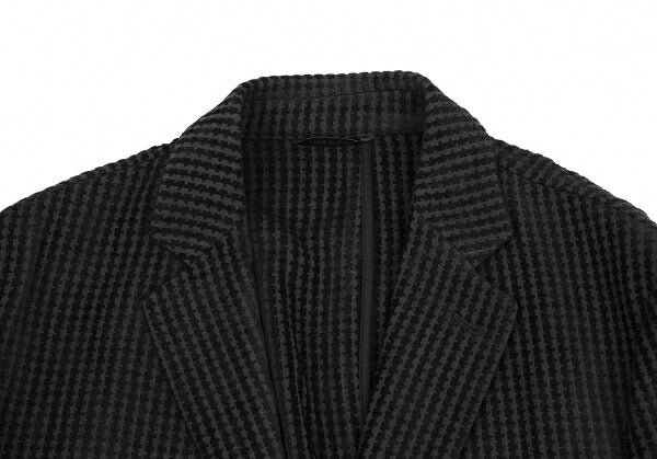 GIORGIO ARMANI Velour Stripe Jacket Black Size 50