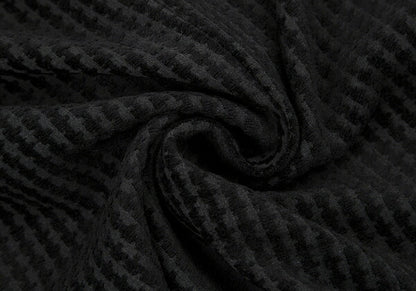 GIORGIO ARMANI Velour Stripe Jacket Black Size 50