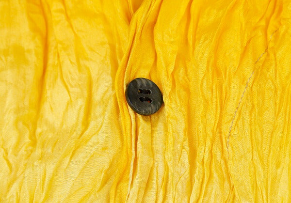 ISSEY MIYAKE Wrinkle Pleated Gradation Jacket Yellow Size M