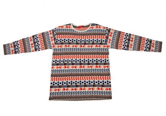 KENZO Wool Nylon All-Over Pattern Sweater Multi Size M