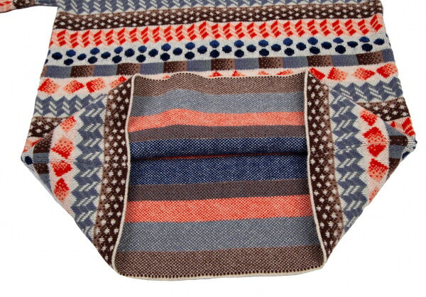 KENZO Wool Nylon All-Over Pattern Sweater Multi Size M
