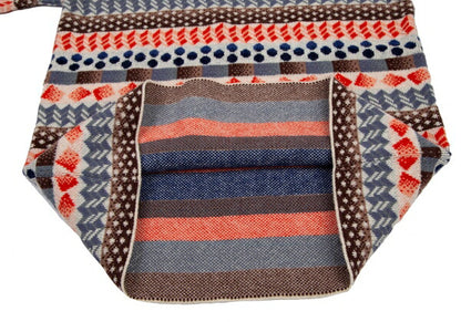 KENZO Wool Nylon All-Over Pattern Sweater Multi Size M