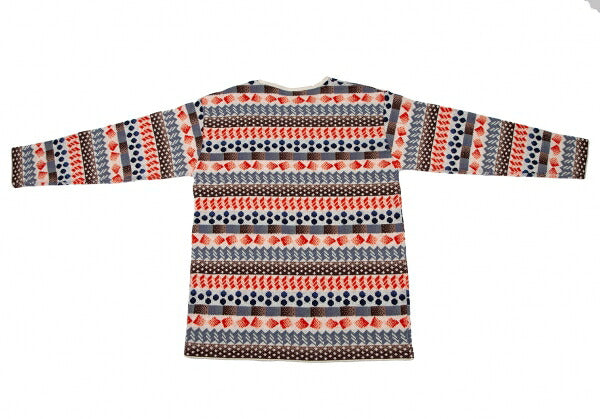 KENZO Wool Nylon All-Over Pattern Sweater Multi Size M