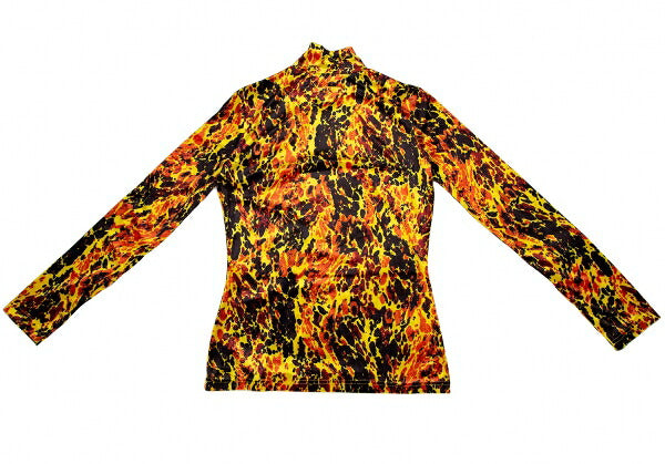 Jean Paul GAULTIER CLASSIQUE Splash Velvet Blouse Size 40