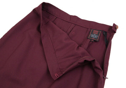 Jean Paul GAULTIER CLASSIQUE Wool Hem Cut Skirt Wine Size 40