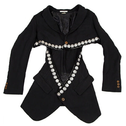 COMME des GARCONS HOMME PLUS 16SS Poly Jacket Black Size XS