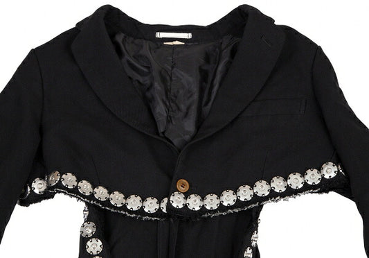 COMME des GARCONS HOMME PLUS 16SS Poly Jacket Black Size XS