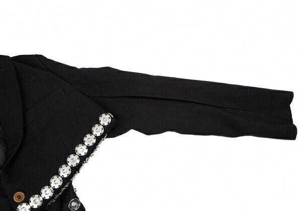 COMME des GARCONS HOMME PLUS 16SS Poly Jacket Black Size XS
