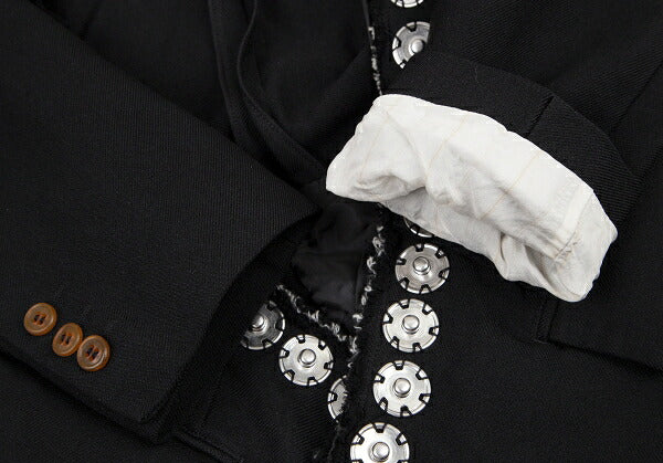 COMME des GARCONS HOMME PLUS 16SS Poly Jacket Black Size XS