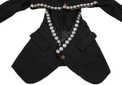 COMME des GARCONS HOMME PLUS 16SS Poly Jacket Black Size XS