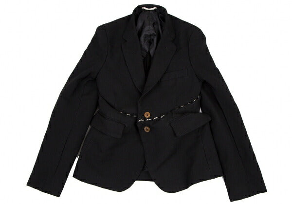 COMME des GARCONS HOMME PLUS 16SS Poly Jacket Black Size XS