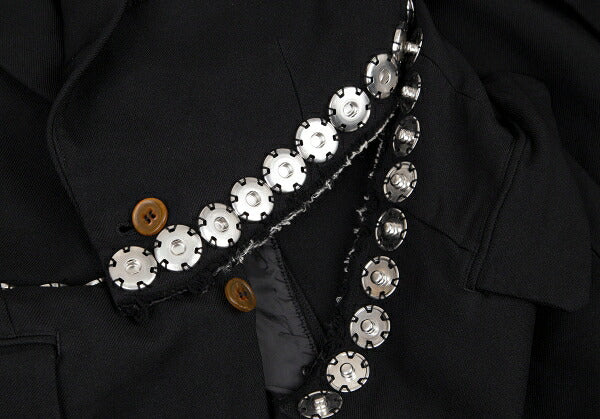 COMME des GARCONS HOMME PLUS 16SS Poly Jacket Black Size XS