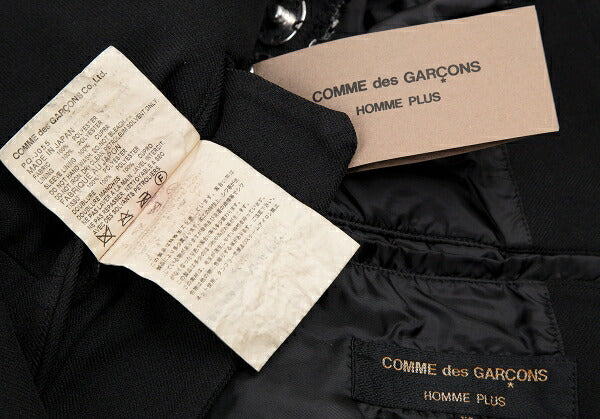 COMME des GARCONS HOMME PLUS 16SS Poly Jacket Black Size XS