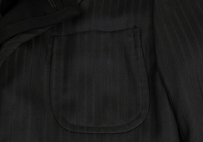 COMME des GARCONS HOMME PLUS Stripe Jacket Black Size XS