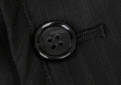 COMME des GARCONS HOMME PLUS Stripe Jacket Black Size XS