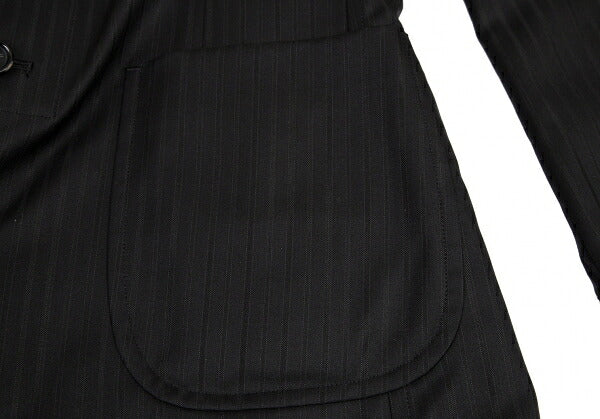COMME des GARCONS HOMME PLUS Stripe Jacket Black Size XS