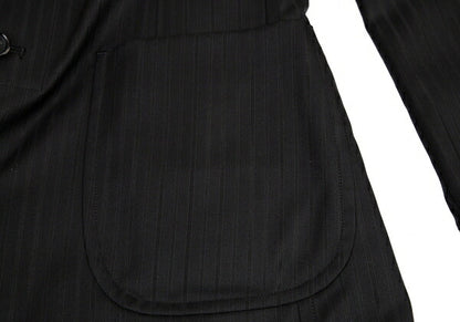 COMME des GARCONS HOMME PLUS Stripe Jacket Black Size XS