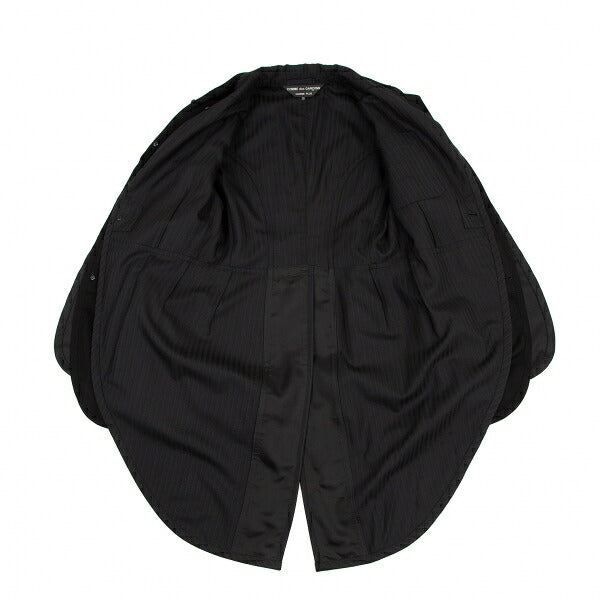 COMME des GARCONS HOMME PLUS Stripe Jacket Black Size XS