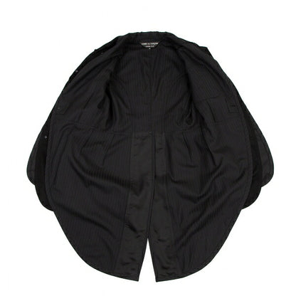 COMME des GARCONS HOMME PLUS Stripe Jacket Black Size XS