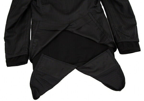 COMME des GARCONS HOMME PLUS Stripe Jacket Black Size XS