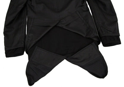 COMME des GARCONS HOMME PLUS Stripe Jacket Black Size XS