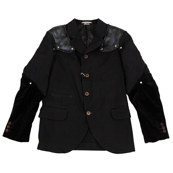 COMME des GARCONS HOMME PLUS 16AW Armor Jacket Black Size XS