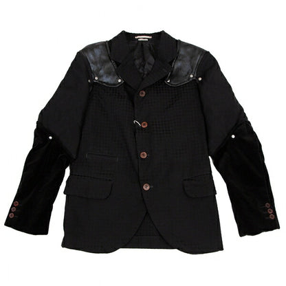 COMME des GARCONS HOMME PLUS 16AW Armor Jacket Black Size XS
