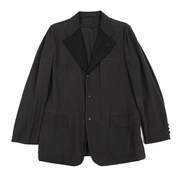 COMME des GARCONS HOMME Garment Wash Jacket Black Size S
