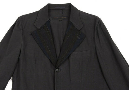 COMME des GARCONS HOMME Garment Wash Jacket Black Size S