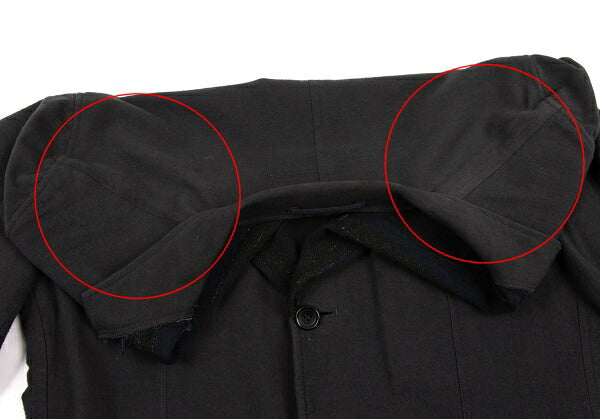 COMME des GARCONS HOMME Garment Wash Jacket Black Size S