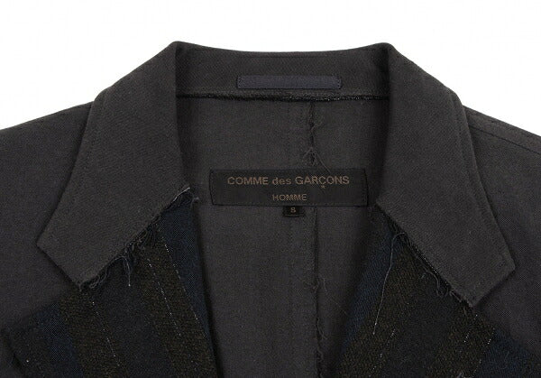 COMME des GARCONS HOMME Garment Wash Jacket Black Size S