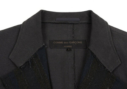 COMME des GARCONS HOMME Garment Wash Jacket Black Size S