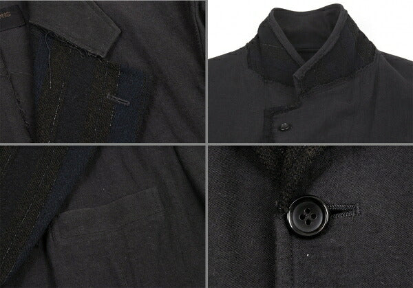 COMME des GARCONS HOMME Garment Wash Jacket Black Size S
