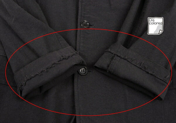 COMME des GARCONS HOMME Garment Wash Jacket Black Size S