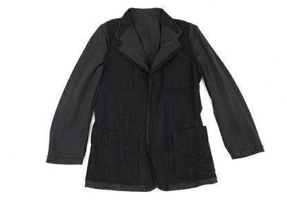 COMME des GARCONS HOMME Garment Wash Jacket Black Size S
