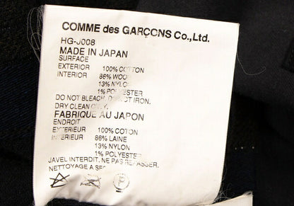 COMME des GARCONS HOMME Garment Wash Jacket Black Size S