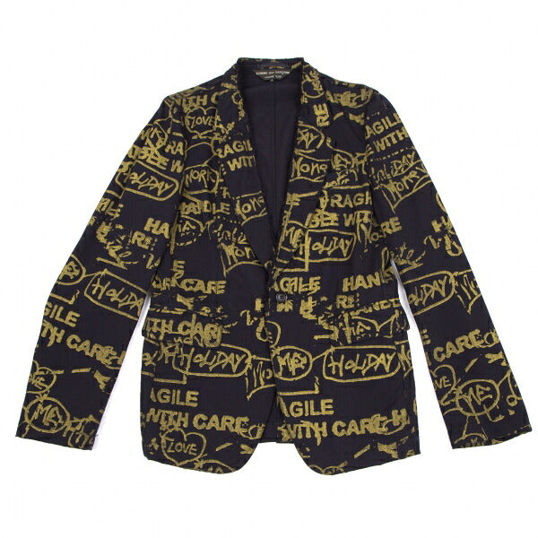 COMME des GARCONS HOMME PLUS Wool Jacket Navy Size S