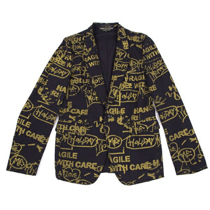 COMME des GARCONS HOMME PLUS Wool Jacket Navy Size S