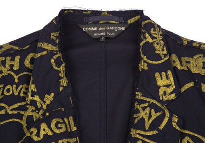 COMME des GARCONS HOMME PLUS Wool Jacket Navy Size S