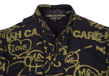 COMME des GARCONS HOMME PLUS Wool Jacket Navy Size S