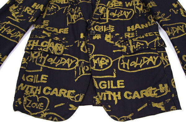 COMME des GARCONS HOMME PLUS Wool Jacket Navy Size S