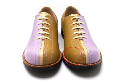 COMME des GARCONS HOMME PLUS 13AW Beige Purple Shoes Size 27cm