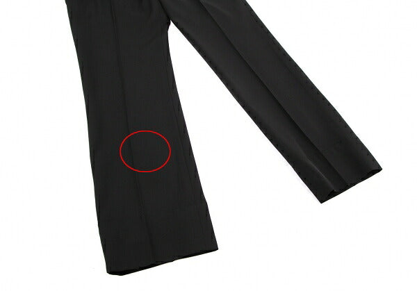 JIL SANDER Wool Gabardine Tapered Pants Black Size 36