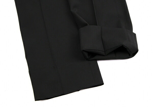 JIL SANDER Wool Gabardine Tapered Pants Black Size 36