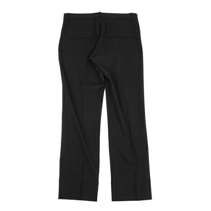 JIL SANDER Wool Gabardine Tapered Pants Black Size 36