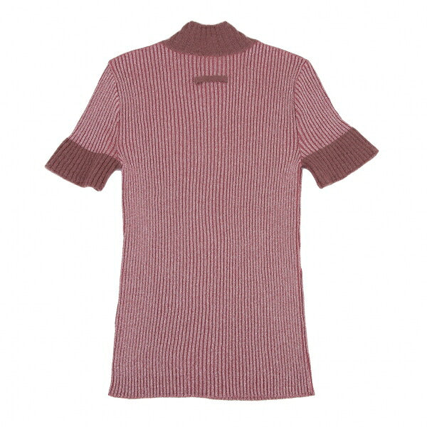 Jean Paul GAULTIER HOMME Glitter Mixed Knit Pink Size 48