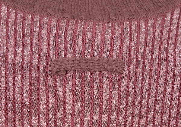 Jean Paul GAULTIER HOMME Glitter Mixed Knit Pink Size 48